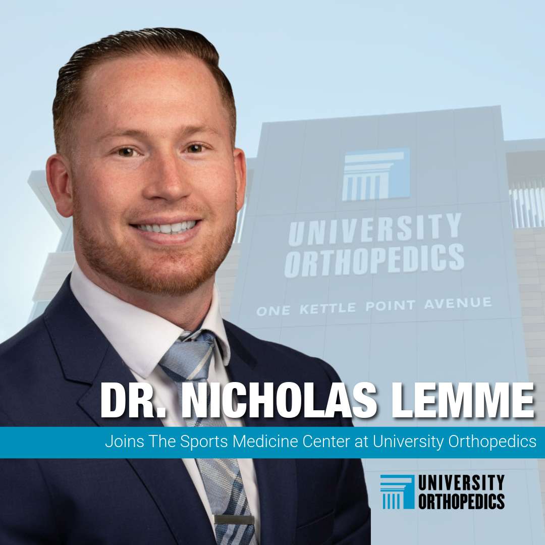 Read more about the article Returning to RI: Nicholas Lemme, MD, Joins UOI’s Sports Medicine Center