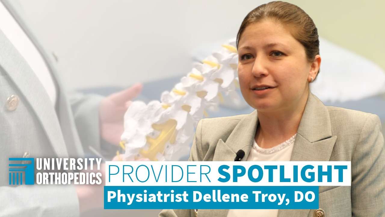 Read more about the article University Orthopedics Expands Pain Management Team with Addition of  Interventional Sports & Spine Physiatrist Dellene Troy, DO
